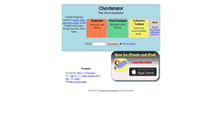 Desktop Screenshot of chorderator.com