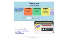 Tablet Screenshot of chorderator.com